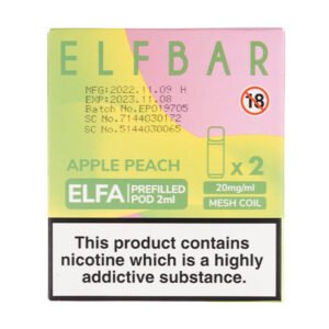 Apple Peach Elfa Prefilled Pods by Elf Bar