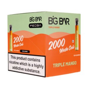 Feoba Big Bar 2000 Disposable Vape [Pack of 10]