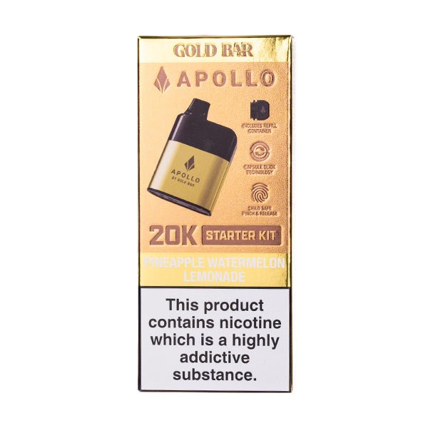 Gold Bar Apollo 20k Pod Kit - Image 8