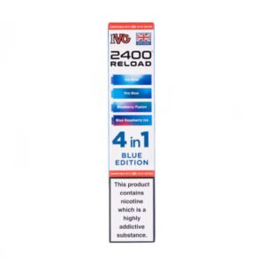 Blue Edition IVG 2400 Reload Replacement Pods - 4 Pack