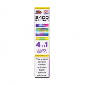 Grape Edition IVG 2400 Reload Replacement Pods - 4 Pack