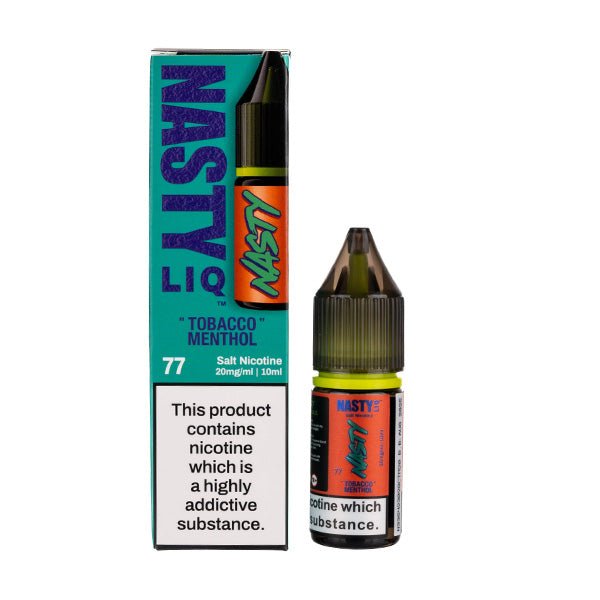 Tobacco Menthol Nic Salt E-Liquid by Nasty Liq