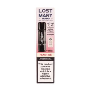 Peach Ice Tappo Prefilled Pods by Lost Mary