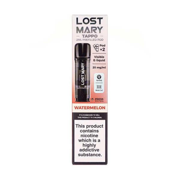 Watermelon Tappo Prefilled Pods by Lost Mary