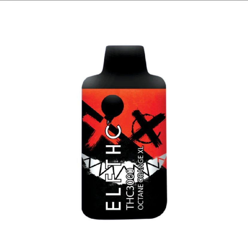Octane Orange XL High Potency Blend Delta 8 + THC-P + THC-X 3g Disposable By ELF THC